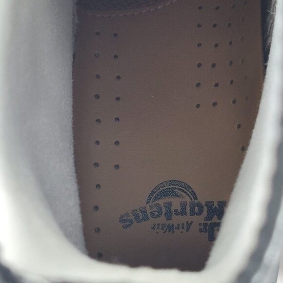 Dr. Martens Women's White Smooth Leather Lace-Up Boots 11821 US Size 9 - Picture 7 of 10